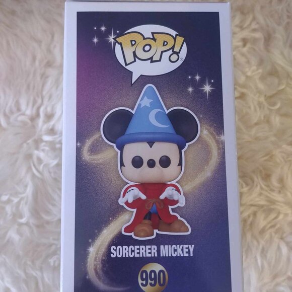 Sorcerer Mickey Funko Pop! Fantasia #990 Diamond Collection Popcultcha Exclusive - Picture 3 of 5
